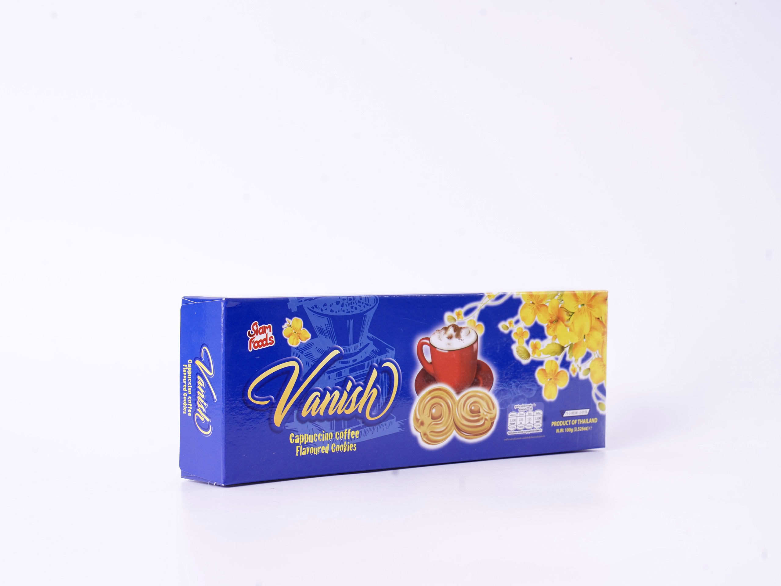 Bánh Quy Vanish hộp giấy dài 100g - Màu xanh